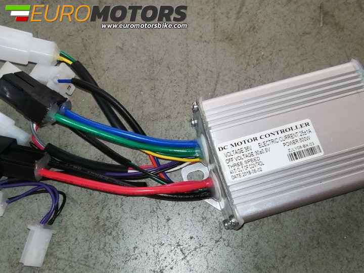 CENTRALINA 36V 500W - controller per veicoli elettrici miniquad minicross